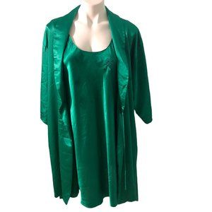 Vintage Barbizon Kamino Robe & Gown Set-Sz L/XL